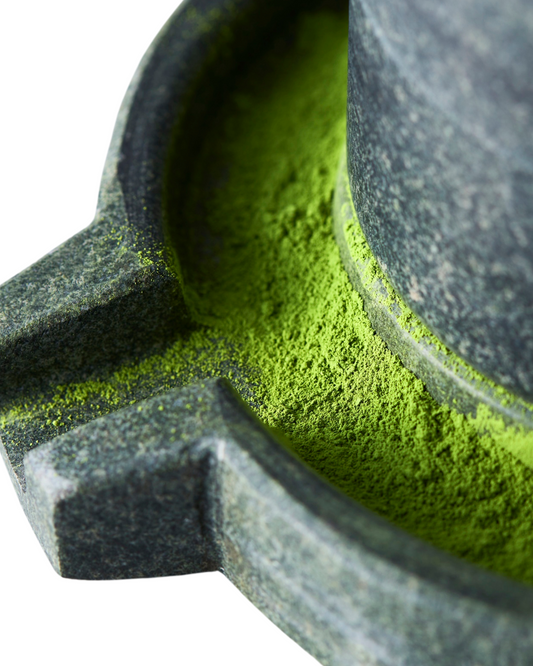 Matcha milling process